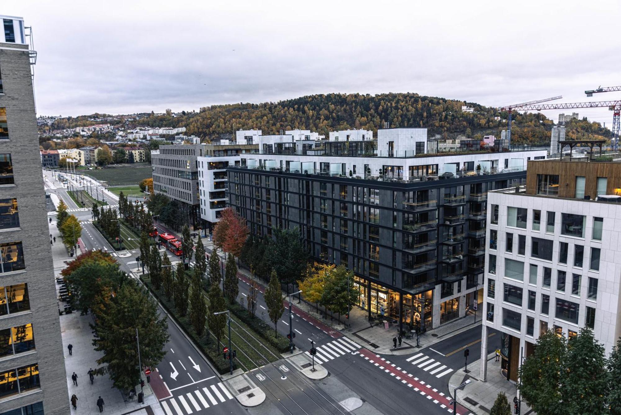 Spacious Modern 3Br Apartment At Central Oslo Barcode מראה חיצוני תמונה